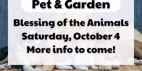 Blessing of the Animals