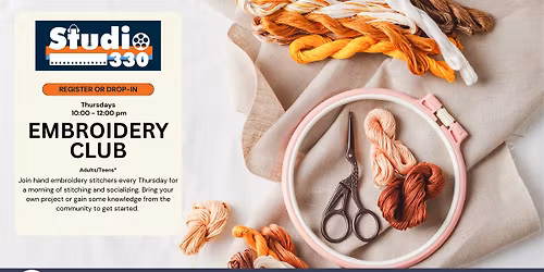 Studio 330: Embroidery Club