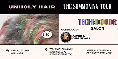 THE SUMMONING TOUR -- Technicolor Salon, Scottsdale AZ