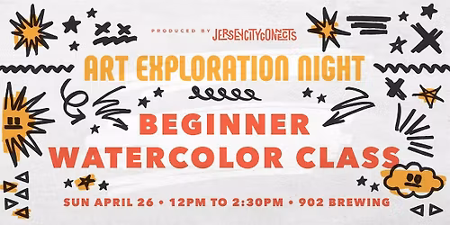 Jersey City Connects | Beginner Watercolor Workshop