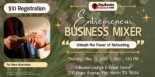 JAO Entrepreneur Business Mixer - May 2026