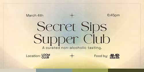 Secret Sips Supper Club