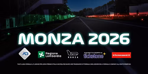 2026 Formula 1 - Italian Grand Prix - 2 Day Pass at Autodromo Nazionale Monza