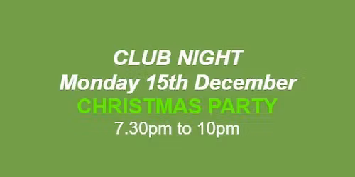 Club Night - Christmas Party