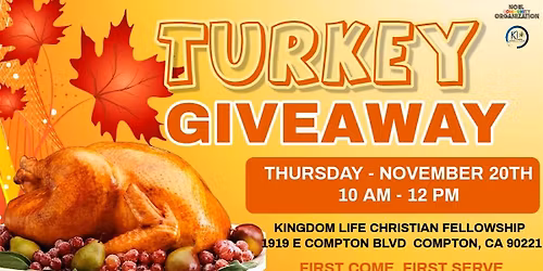 Turkey Giveaway