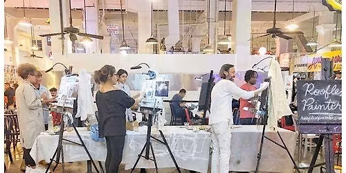 Oil Painting Workshop at Grand Central Market in DTLA