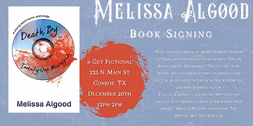 Book Signing: Melissa Algood