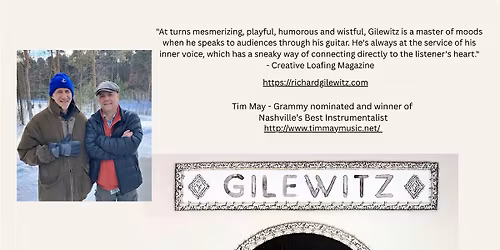 Richard Gilewitz and Tim May Acoustic Guitar Concert