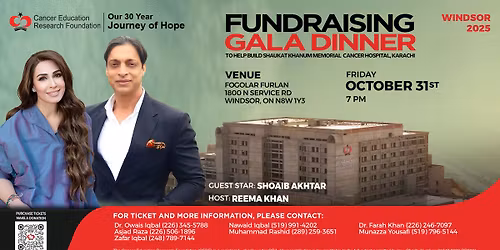 Windsor Fundraising Gala Dinner | Canada