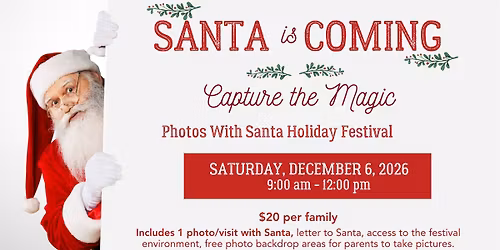 Photos with Santa Holiday Festival