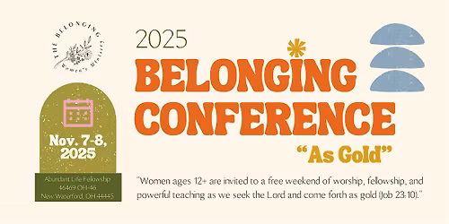 The Belonging Conference 2025 | "As Gold"