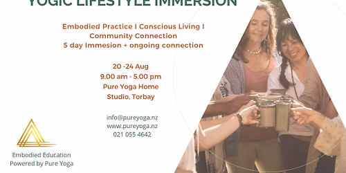 Yogic Lifestyle  5 Day Immersion