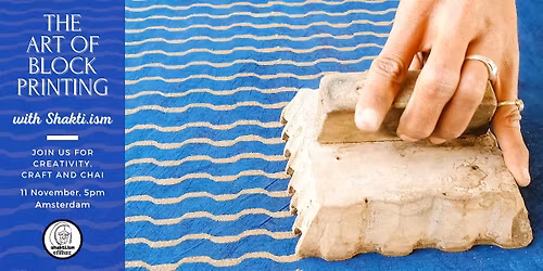 Block Printing with Social Impact Workshop \u2013 Amsterdam