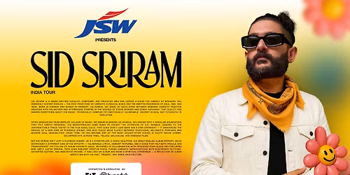 Sid Sriram Live in Concert