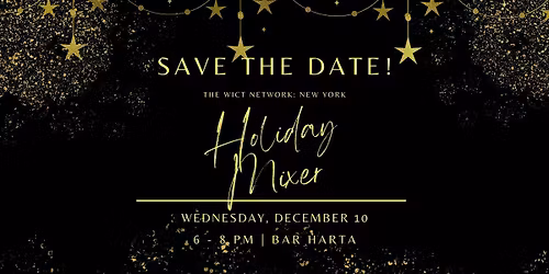 The WICT Network: New York Annual Holiday Mixer