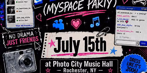 Top Friends - Myspace Party - Rochester, NY