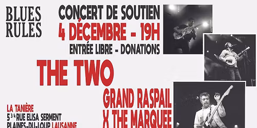 Concert de soutien au Blues Rules