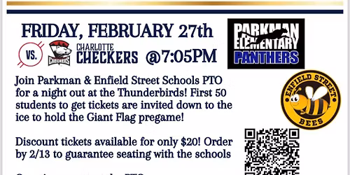 ESS & Parkman Family Night Out at Springfield Thunderbirds