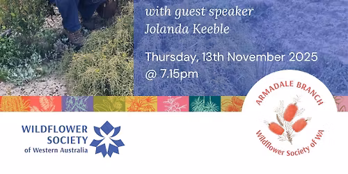 November Monthly Meeting & Guest Speaker - Jolanda Keeble
