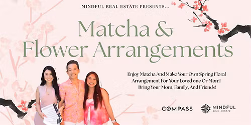 Matcha & Flower Arrangements (Mother's Day Event)