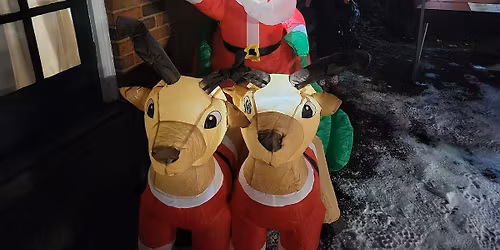 Santa Sleigh and Christmas Festivities