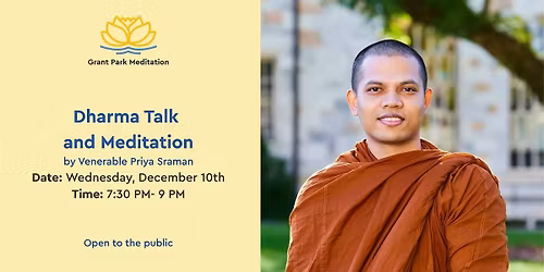 Wednesday night meditation: Grant Park Meditation Mindfulness Practice