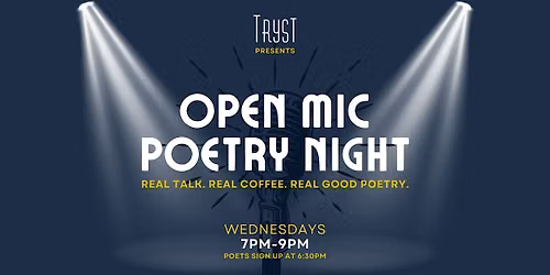 Tryst's Open Mic Poetry Night
