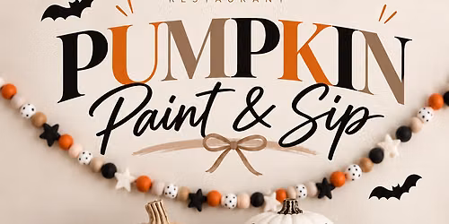 Pumpkin Paint and Sip