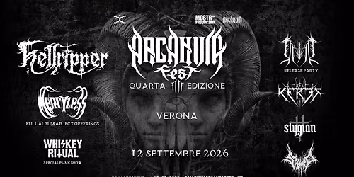 ARCANUM FEST - IV EDIZIONE @ Damage Inc Live Club, S. Giovanni Lupatoto (VR) - 12\/09\/26