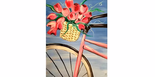 Paint and Sip in Melbourne: Bicycle Basket