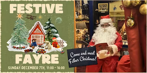 Meet Father Christmas at Brighton Toy Museum - Sunday, December 7th