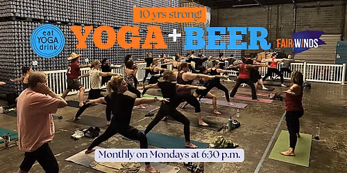 Yoga + Beer at Fair Winds