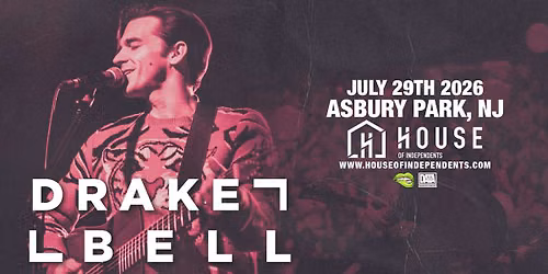 DRAKE BELL LIVE IN ASBURY PARK, NJ
