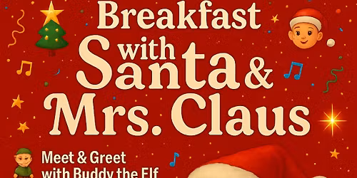 Breakfast with Santa and Mrs Claus