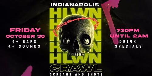 Indianapolis's Haunted Hop 2026: Halloween Bar Crawl (Friday, Oct 30)