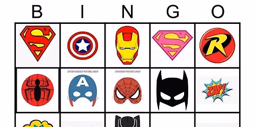 Superhero JACKPOT BINGO!