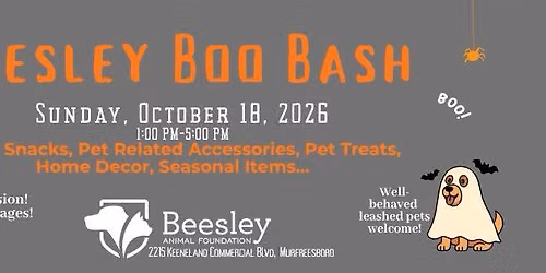 \ud83d\udc3e Beesley Boo Bash 2026 \ud83c\udf83