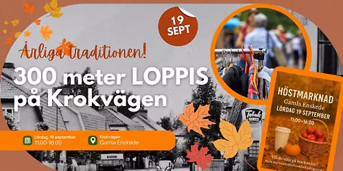 300 meter LOPPIS p\u00e5 Krokv\u00e4gen 3-35 via Genv\u00e4gen i Gamla Enskede