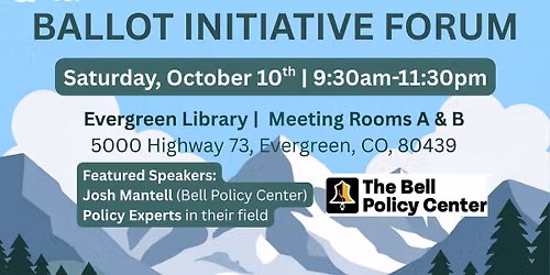 House District 25 Town Hall- Ballot Initiative Forum