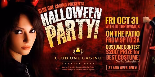 Halloween Party at Club One Casino!