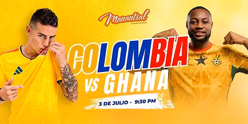 \u26bd Colombia vs. Ghana |  \u00a1Todos de Amarillo! Colombia