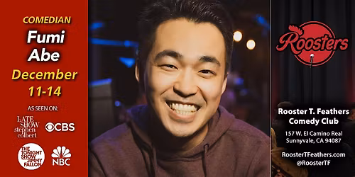 Comedian Fumi Abe