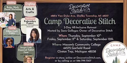 Camp Decorative Stitch