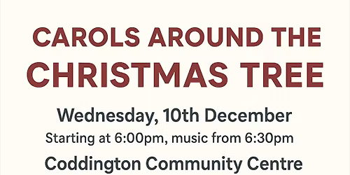 Carols around the Christmas tree