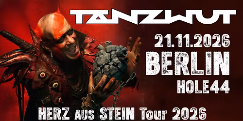 Tanzwut - Herz aus Stein Tour 2026 Berlin