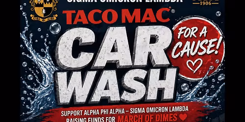 Car Wash for a Cause at Taco Mac Newnan \ud83d\ude97\u2728