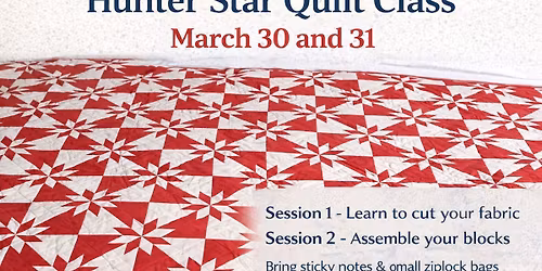 Accuquilt - Hunter Star Quilt Class
