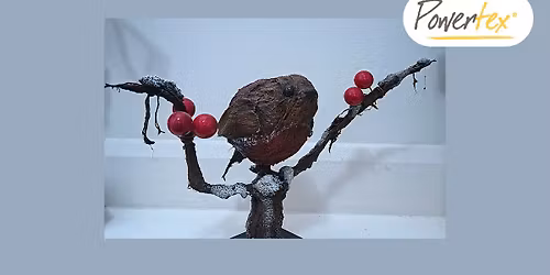 Christmas Robin Sculpture