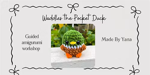Pocket Duck Crochet Workshop
