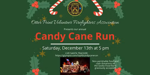 Otter Point Volunteer Firefighters Annual Candy Cane Run